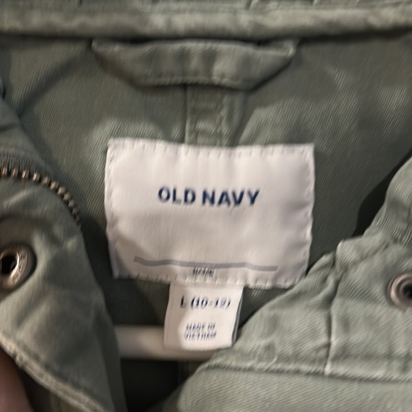 Old Navy army green jacket - Picture 2 of 3